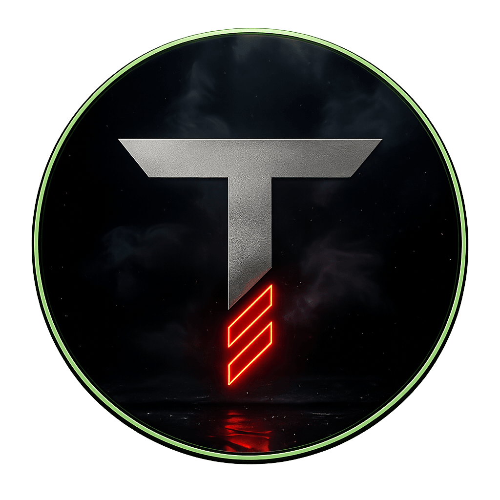 Circle Badge — Green Glow